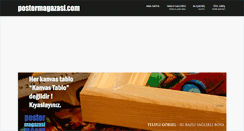 Desktop Screenshot of postermagazasi.com